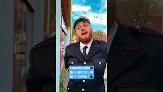 CARABINIERI🇦🇱 Quando Salvi UNA RAPINA🥷 iPantellas & Emanuel Aslllani