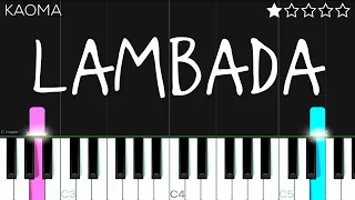 Kaoma - Lambada | EASY Piano Tutorial