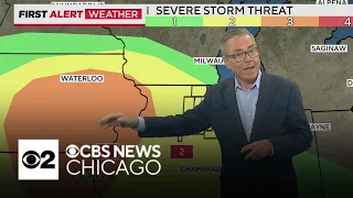 Severe weather on the way