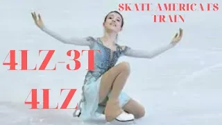 Anna Scherbakova FS Skate America 2019 (Train)