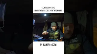 Сколько можно заработать на своем грузовике 5 тоннике  за 5 дней | MAN TGL