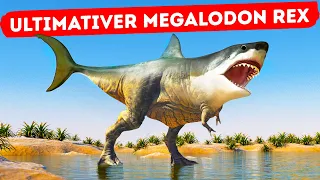 Was wäre, wenn Megalodon und T-Rex sich zu einer Kreatur vereint hätten?