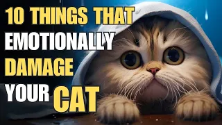 10 things that cause DEEP DISTRESS to your cat | Be careful never to do them