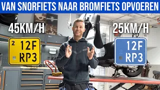 VAN SNORFIETS NAAR BROMFIETS OPVOEREN