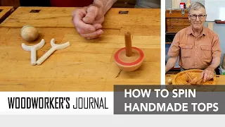 How to Make a Spinning Toy Top | Woodturning Project