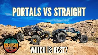 Portals Vs. Straight Axles Rc Rock Crawling Course