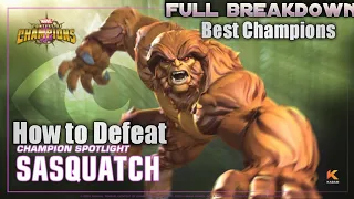 How to Easily Defeat Sasquatch - Missing links ( Uncollected) - Marvel Contest of Champions