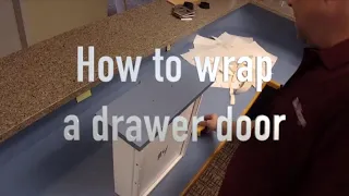 How to vinyl wrap cabinet drawer doors for a professional finish