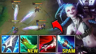 Jinx but I shoot my W faster than auto attacks with the new Spear of Shojin