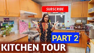 Kitchen Tour Part 2 | Kitchen Organization | My organized Kitchen Tour | Small Kitchen Tour