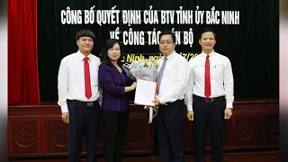 Con trai Bí thư Tỉnh ủy  trở thành Bí thư Thành ủy Bắc Ninh | VTC14