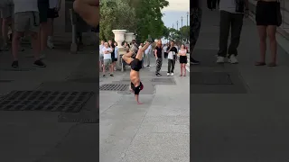 Amazing street dance show in Barcelona Spain