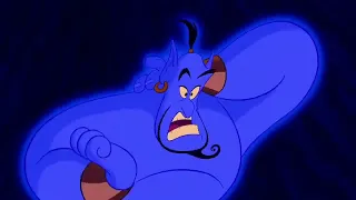 Aladdin (1992) Aladdin Meets Genie Scene