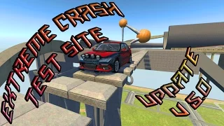 BeamNG. Drive: Extreme Crash Test Site Update (Crash Course & Bumper Cars)