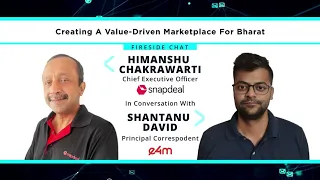 #PitchCMO: Fireside Chat Himanshu Chakrawarti, Snapdeal with Shantanu David, Exchange4media.