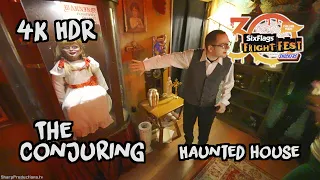 NEW The Conjuring Haunted House Walkthrough | Fright Fest Six Flags Magic Mountain