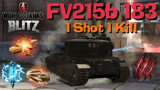 WOT Blitz FV215b 183 Uprising || 1 Shot 1 Kill