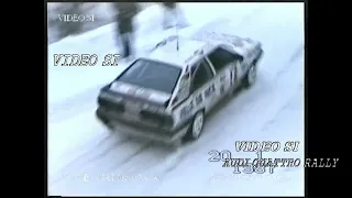 Audi Quattro nei rally.....Video Si