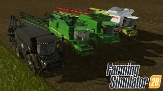 | HARVESTING CROP IN SOYABEAN | farming simulator 20