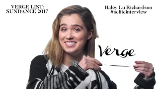 Haley Lu Richardson #selfieinterview Verge List: Sundance 2017