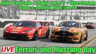 Gran Turismo 7 livestream - Daily race C, Group 4 - Daytona Road Course