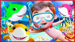 Dança do Bebê Tubarão | Baby Shark Dance em português - Banana Cartoon em Português