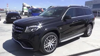 2016 Mercedes-Benz GLS 63 AMG (X166). Start Up, Engine, and In Depth Tour.