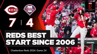 Cincinnati Reds Best Start Since 2006 After Win Over Philadelphia Phillies | CBox Reds | Game 24