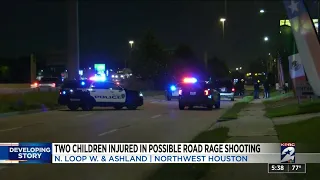 2 children injured in possible road rage shooting in northwest Houston, police say