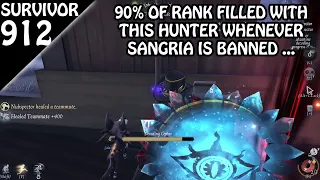Sangria ban, He appear - Survivor Rank #912 (Identity v)