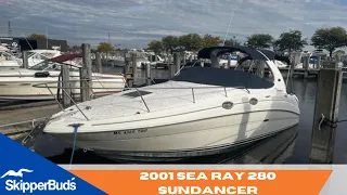 2001 Sea Ray 280 Sundancer Boat Tour SkipperBud's