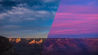 Grand Canyon sunset time lapse | Stock footage