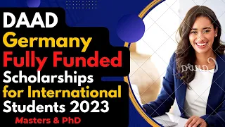 100% Fully funded DAAD EPOS Scholarship in Germany 2023/2024 | Masters & PhD | in English Version.