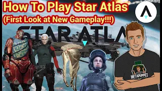 How To Play Star Atlas  (First Look at Gameplay!!!)