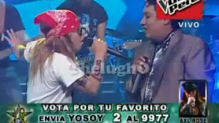 Yo Soy 24-09-13 AXL ROSE Y JUAN GABRIEL Sorprenden con "Knocking On Heavens Door" COMPLETO