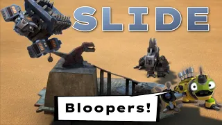 Slide Bloopers! | Dinotrux