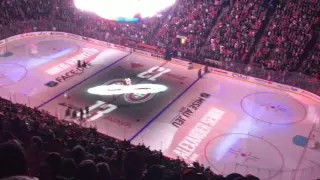 Montreal Canadiens Introduction Ceremony Home Opener 2015