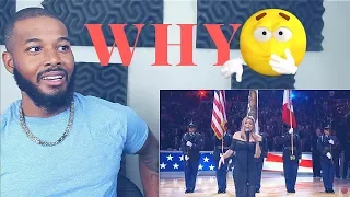 Fergie Performs The U.S. National Anthem 2018 NBA All-Star Game (REACTION)