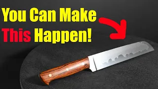 Make a Camp Knife with Awesome Hamon! - Pop's Project of the Month