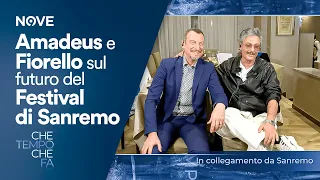 Che tempo che fa | Amadeus e Fiorello "Questo è l'ultimo Sanremo dopo apriamo un canale OnlyFans"