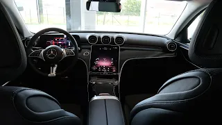 2022 MERCEDES C Class vs AUDI A4 S line INTERIOR & digital cockpit comparison by Supergimm