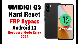 Umidigi G3 Hard Reset frp reset 2024