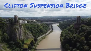 Clifton Suspension Bridge, Bristol, Avon, England, United Kingdom, Dji mini 2 , 4K Drone Footage