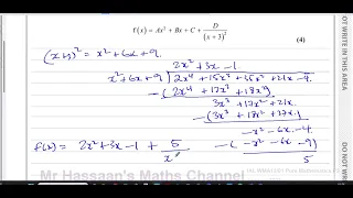 WMA13/01 (Edexcel) IAL P3 January 2023,  Q4, Algebraic Fractions, Integration