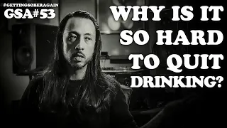 Why is it SO HARD to quit drinking ALCOHOL?  (Episode #53 )