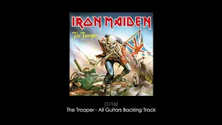 Iron Maiden - The Trooper - All Guitars Backing Track (1/16)