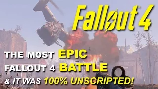 Fallout 4: One of the Most Epic Battles I've Seen and it Was Fully Random & Unscripted!