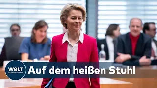 VON DER LEYEN: Einberufen zur Klärung der Berateraffäre und der Handydaten