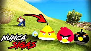 Nunca Sigas a Angry Birds en el GTA San Andreas o lo Lamentaras!!