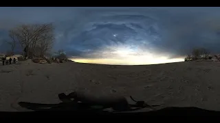 2024 Total Solar Eclipse - 360 TIME WARP  TIME LAPSE VIDEO - SHORTENED